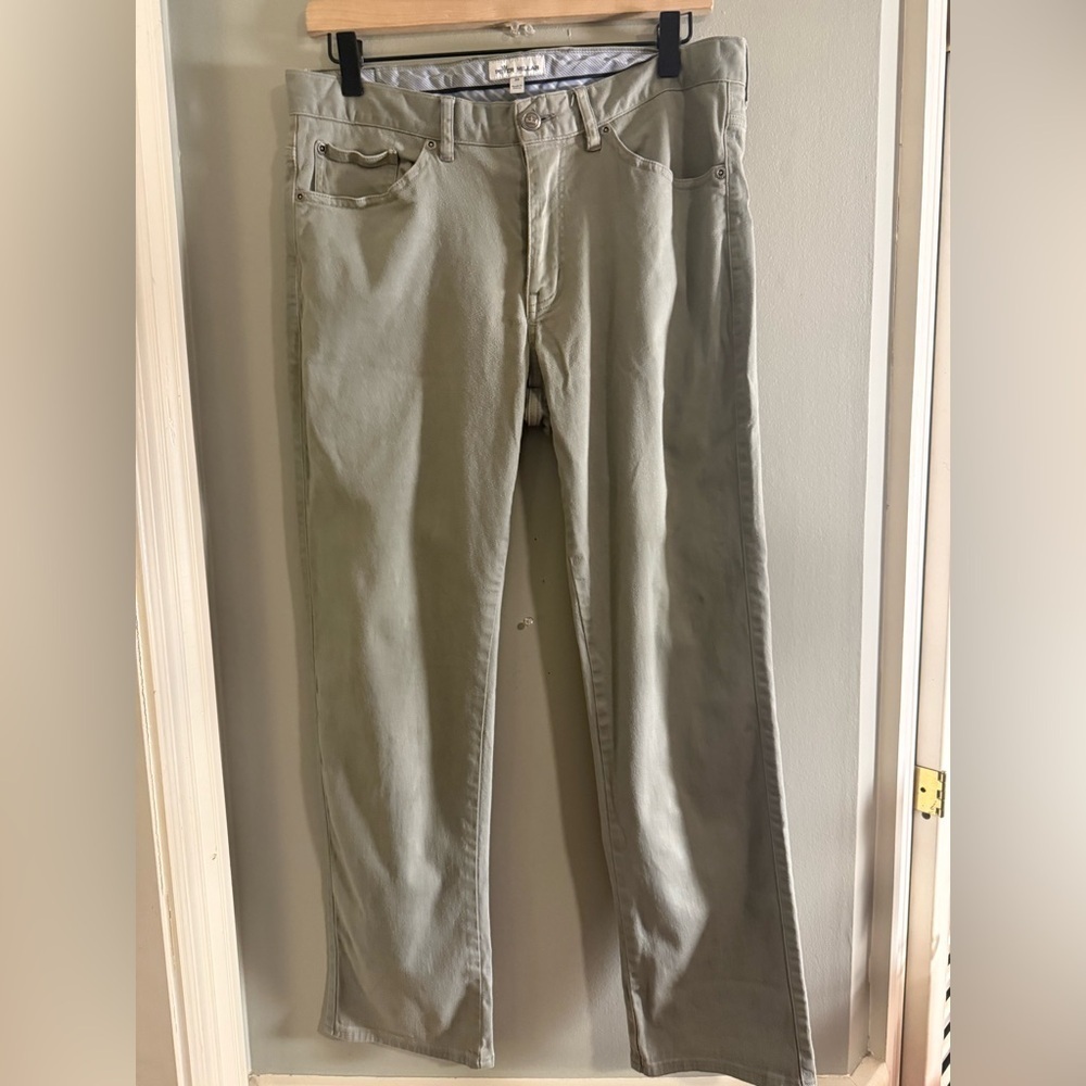 Peter Millar Gray Straight Jeans Relaxed Fit